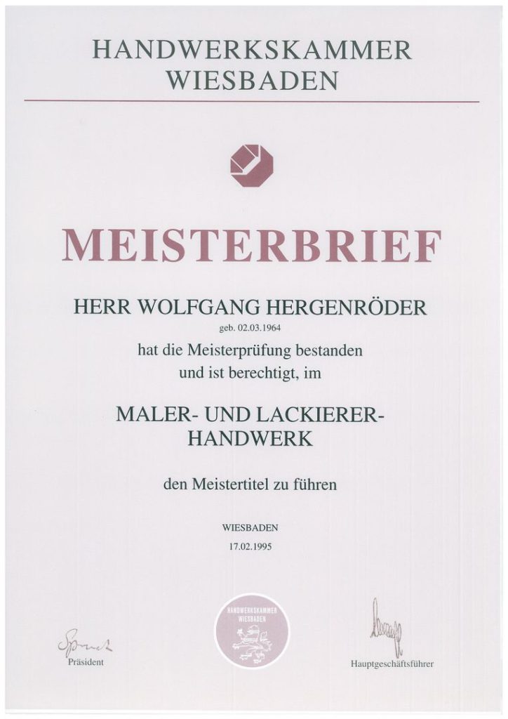 Meisterbrief